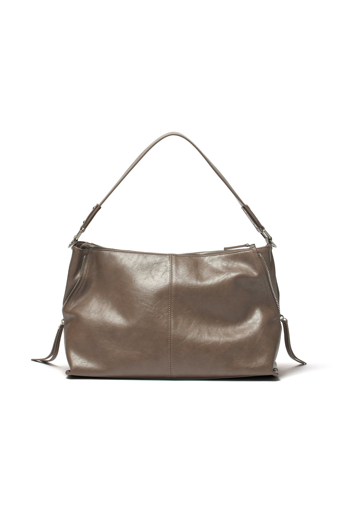 Túi Thời Trang Nữ Matin Kim Side Zipper Shoulder Bag - Dark Brown