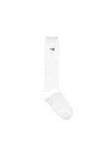 Tất cổ trung với logo thêu tinh tế và chất liệu cotton mềm mại.