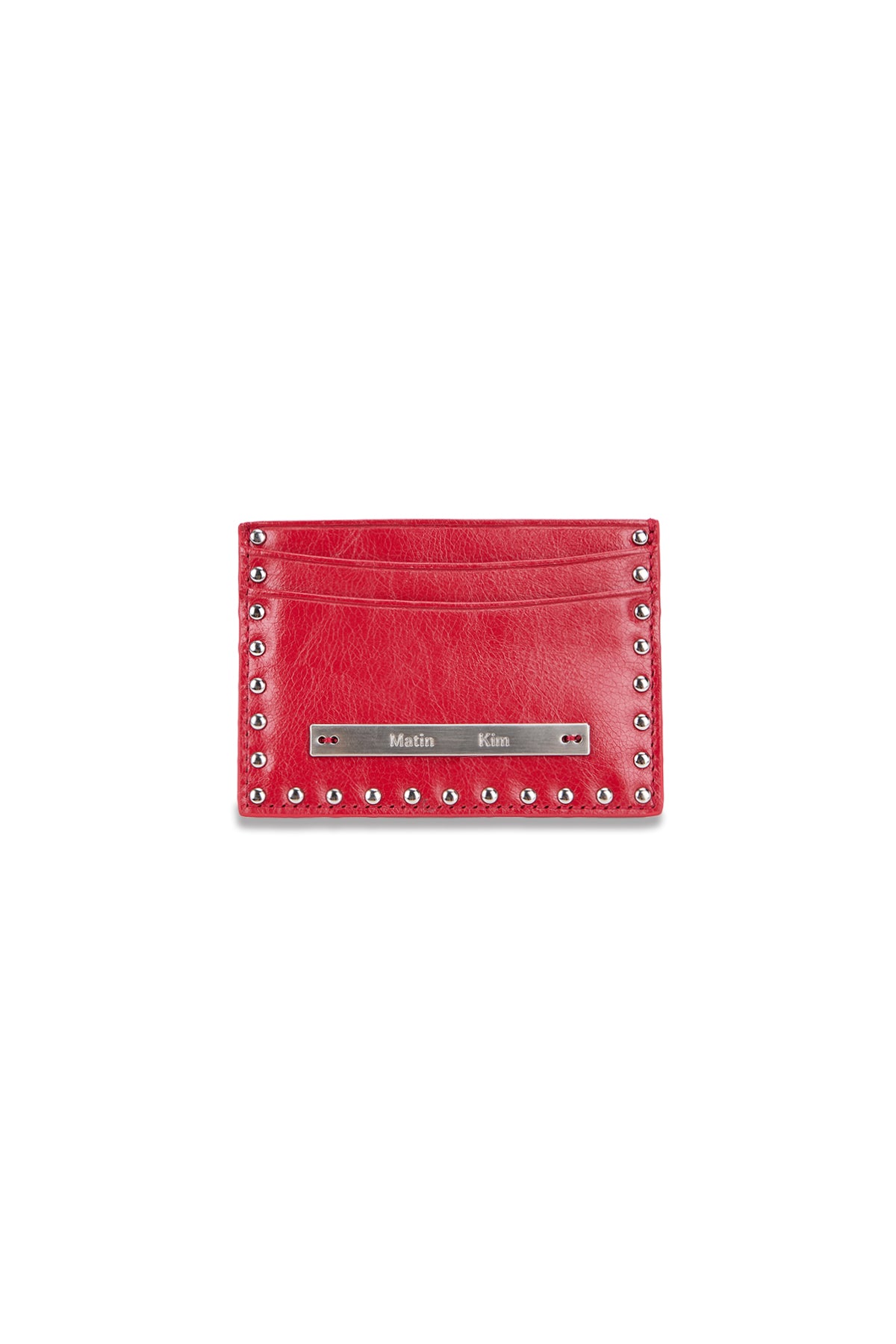 Ví Đựng Thẻ Thời Trang Unisex Matin Kim Western Stud Card Wallet - Red