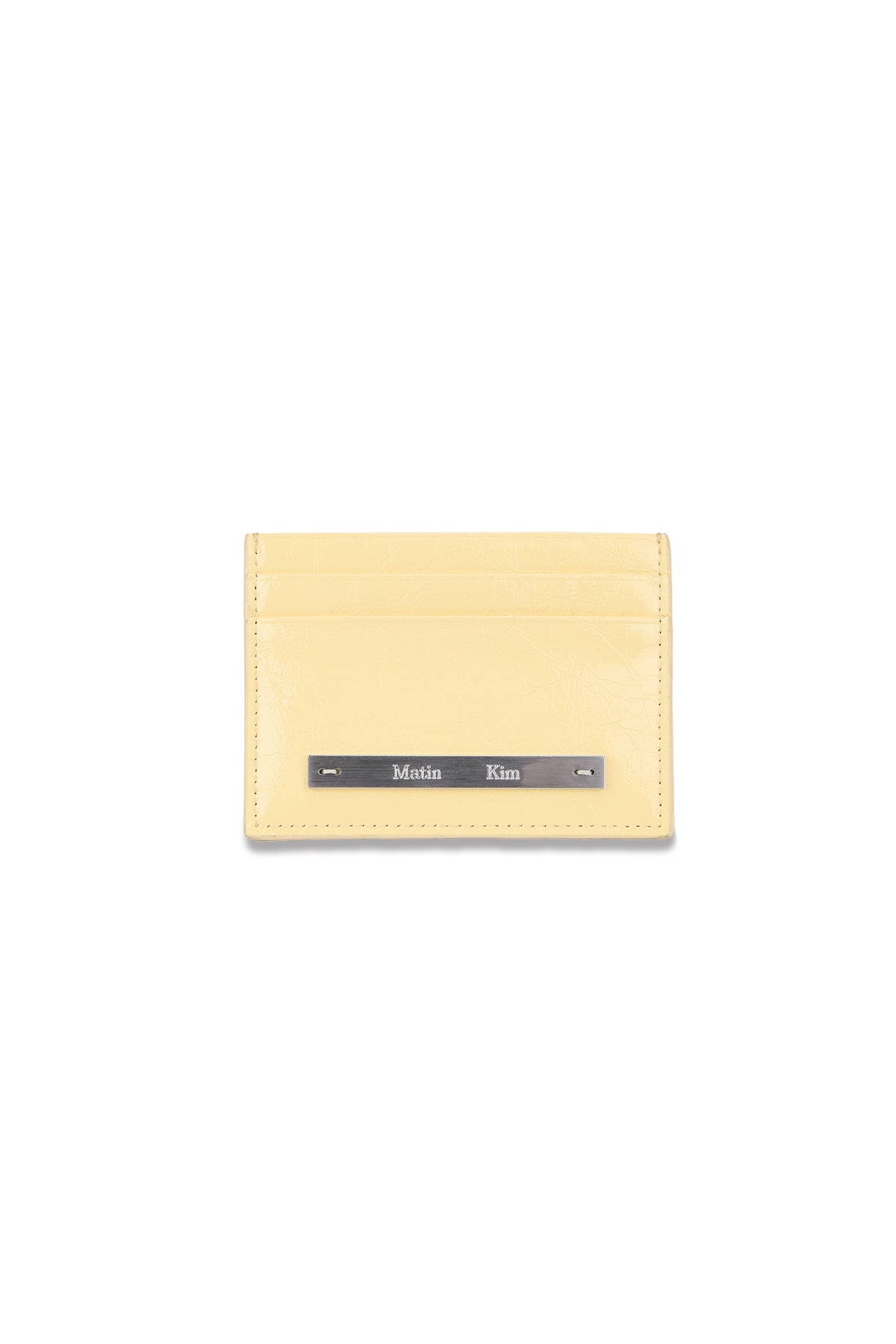 Ví Đựng Thẻ Thời Trang Unisex Matin Kim Glossy Card Wallet - Light Yellow