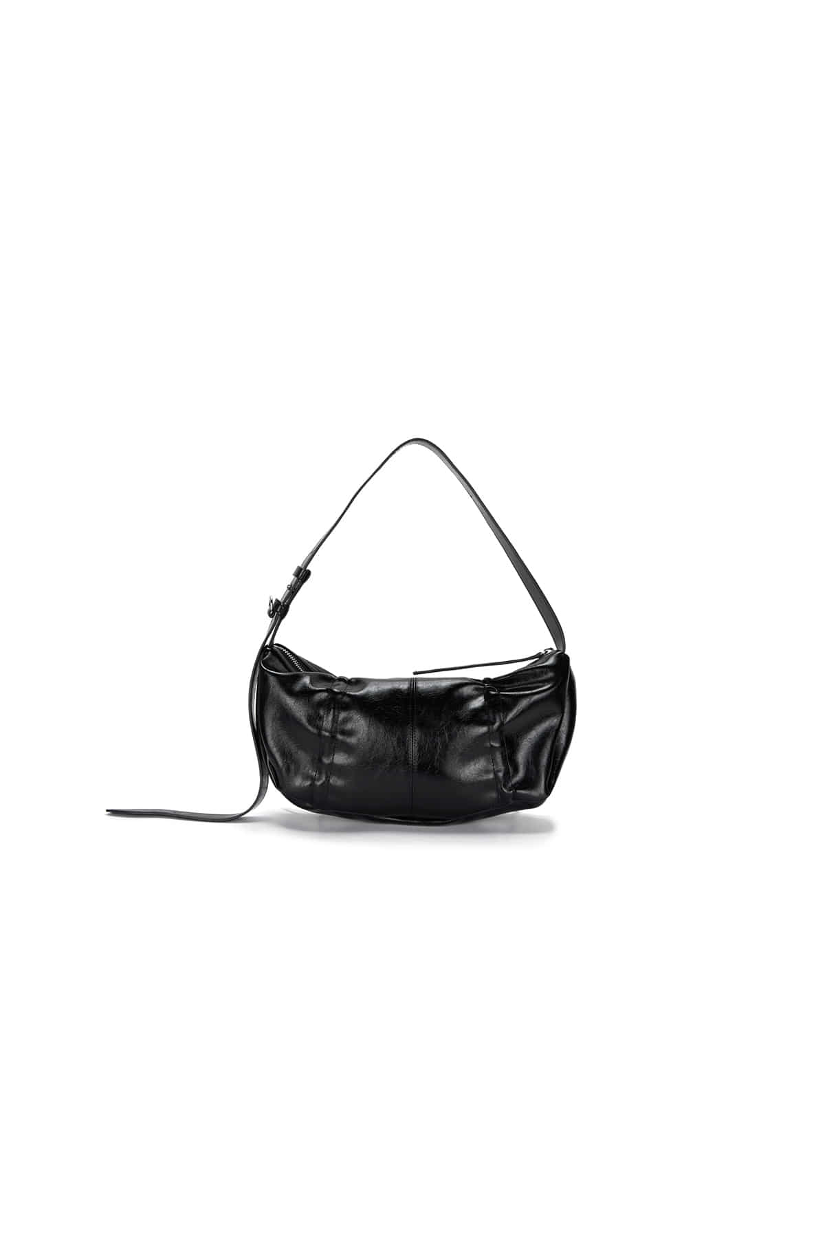 Túi Thời Trang Nữ Matin Kim Half Shirring Ribbon Round Bag - Black