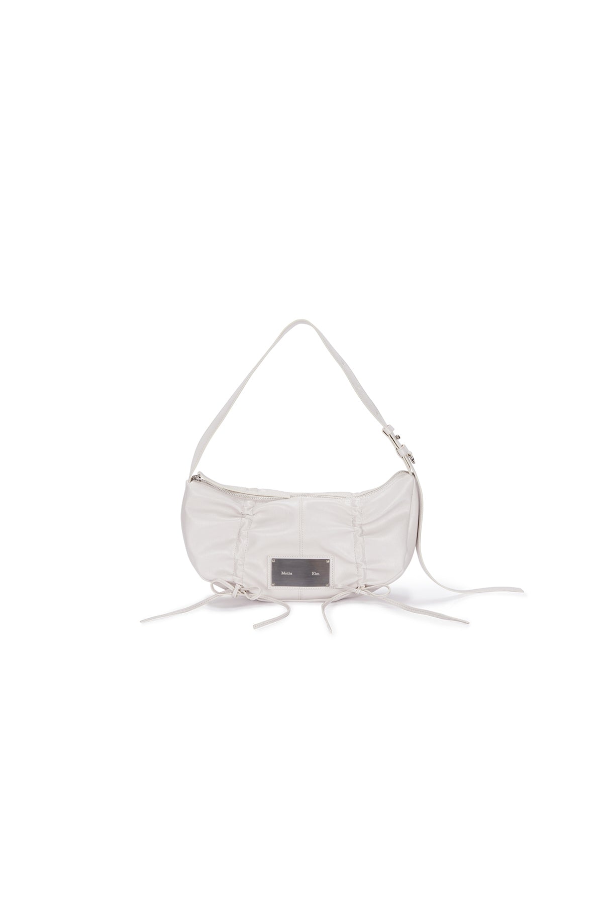 Túi Thời Trang Nữ Matin Kim Half Shirring Ribbon Round Bag - Ivory