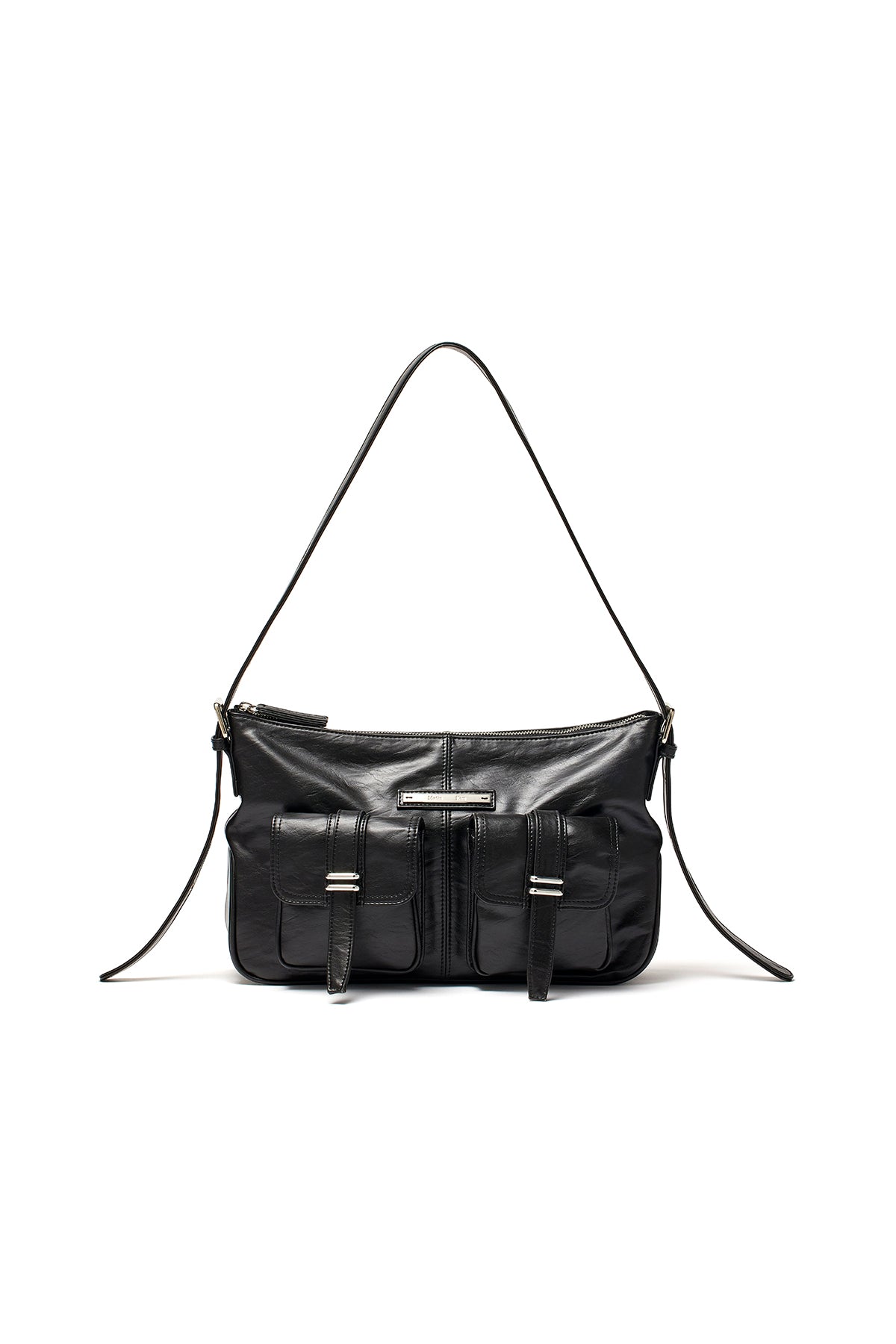 Túi Thời Trang Unisex Matin Kim Twin Pocket Shoulder Bag - Black