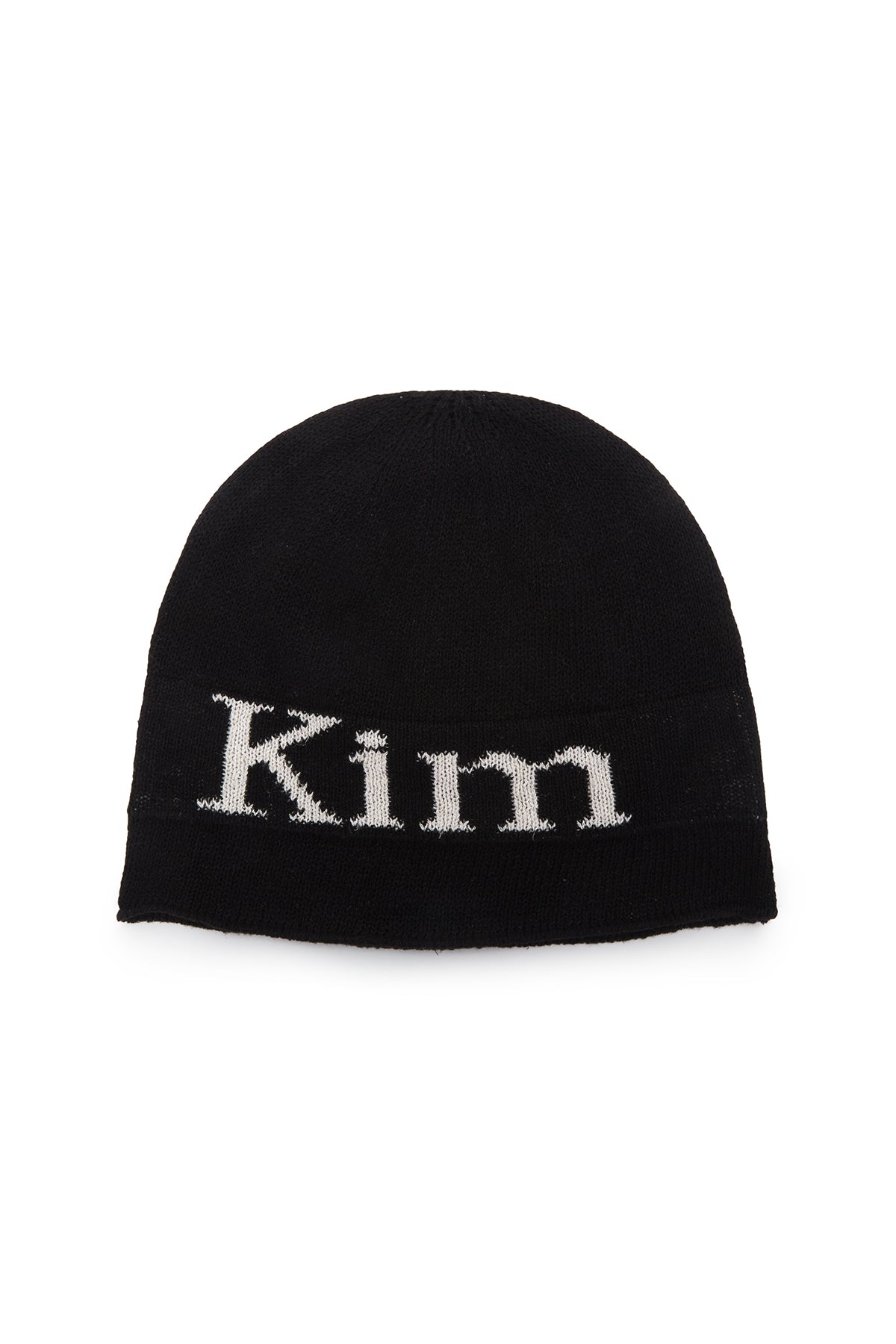 Nón beanie unisex màu đen có logo Matin Kim ở mặt trước, dáng regular, freesize
