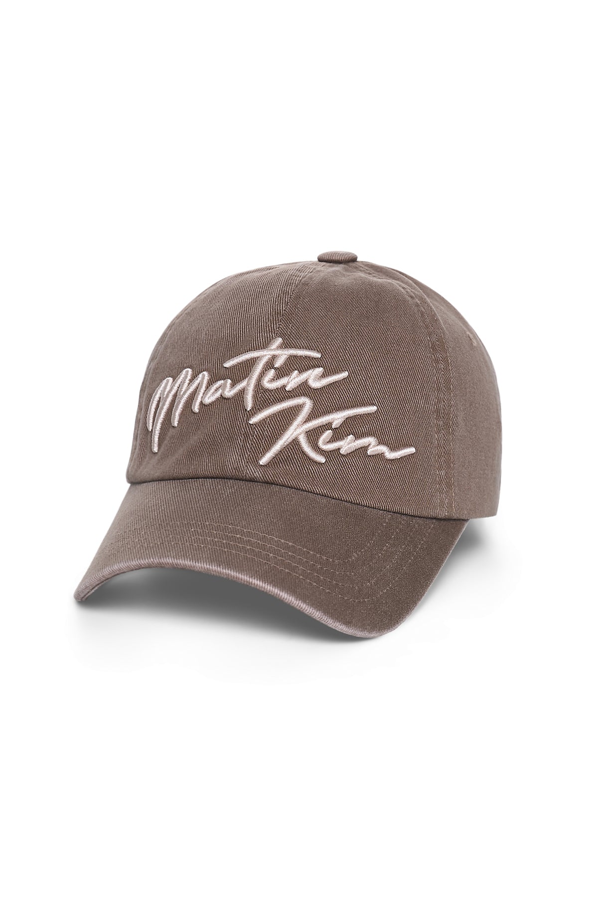 Nón Thời Trang Unisex Matin Kim Logo Script Ball Cap - Brown