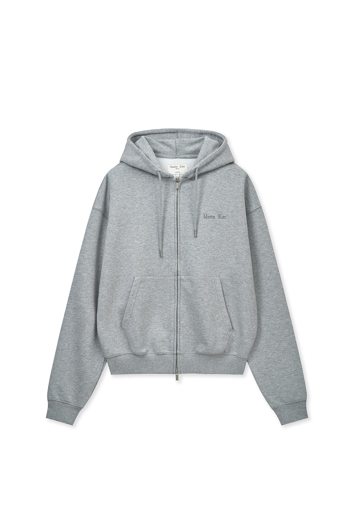 Áo khoác unisex với thiết kế hiện đại và logo Matin Kim nổi bật.