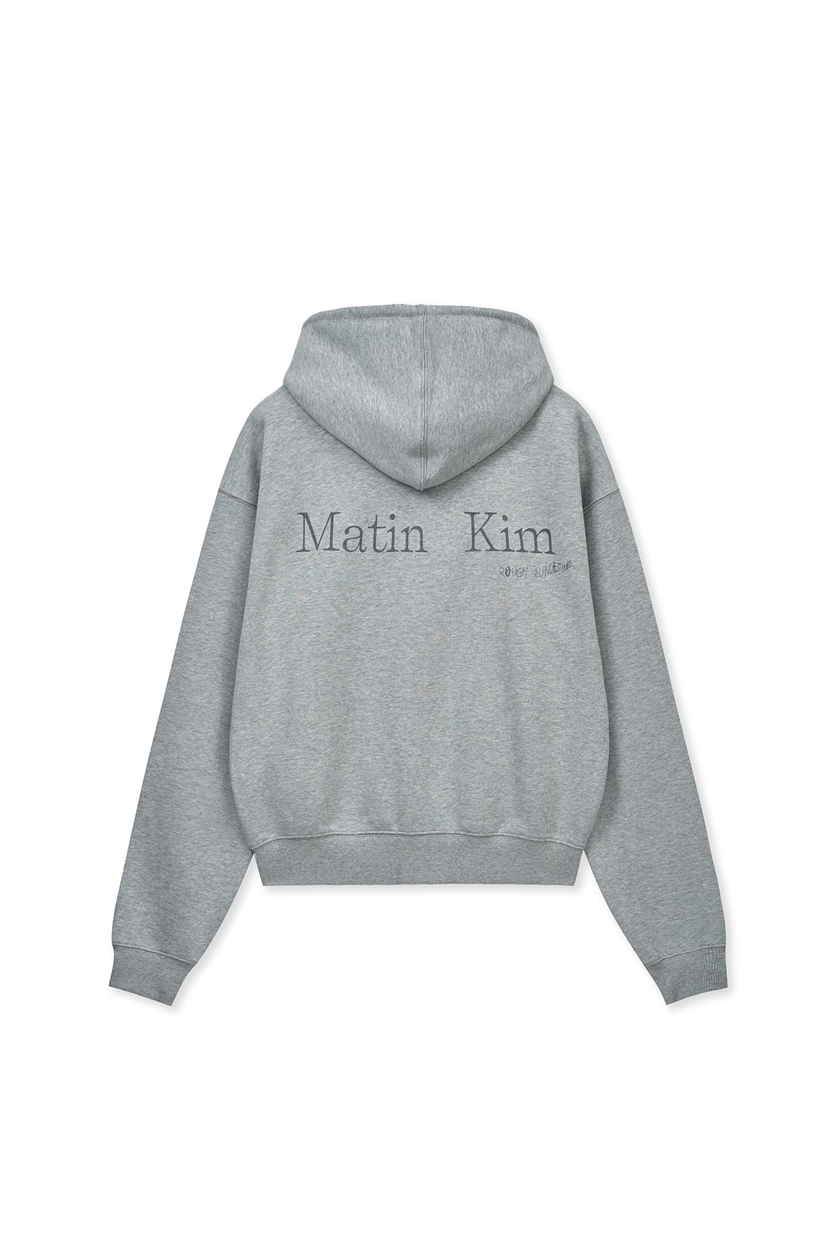 Áo khoác unisex với thiết kế hiện đại và logo Matin Kim nổi bật.