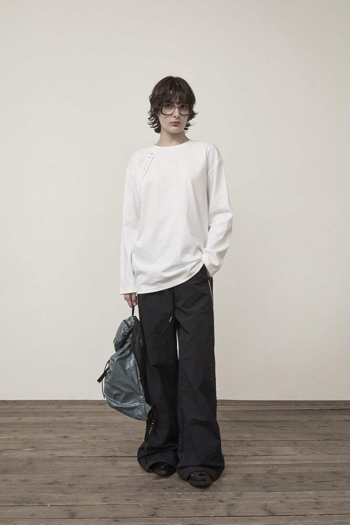 Quần Thời Trang Nữ Matin Kim Side Logo Track Pants - Black