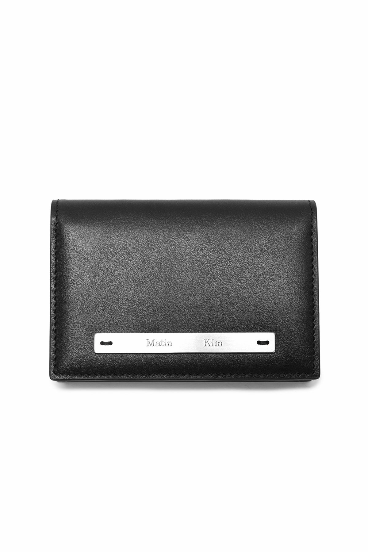 Ví Thời Trang Unisex Matin Kim Slim Metal Business Wallet - Black