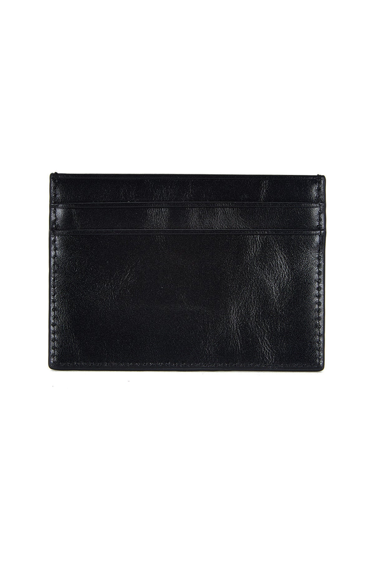 Ví Đựng Thẻ Thời Trang Unisex Matin Kim Embossed Logo Card Wallet - Black