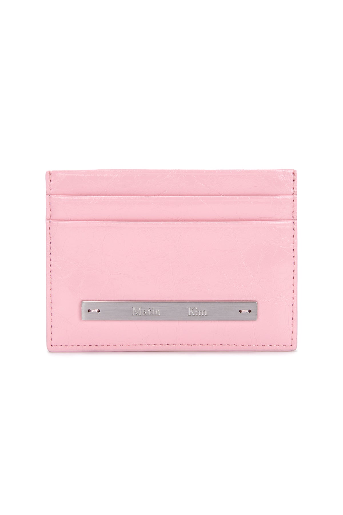 Ví Đựng Thẻ Thời Trang Unisex Matin Kim Glossy Card Wallet - Pink