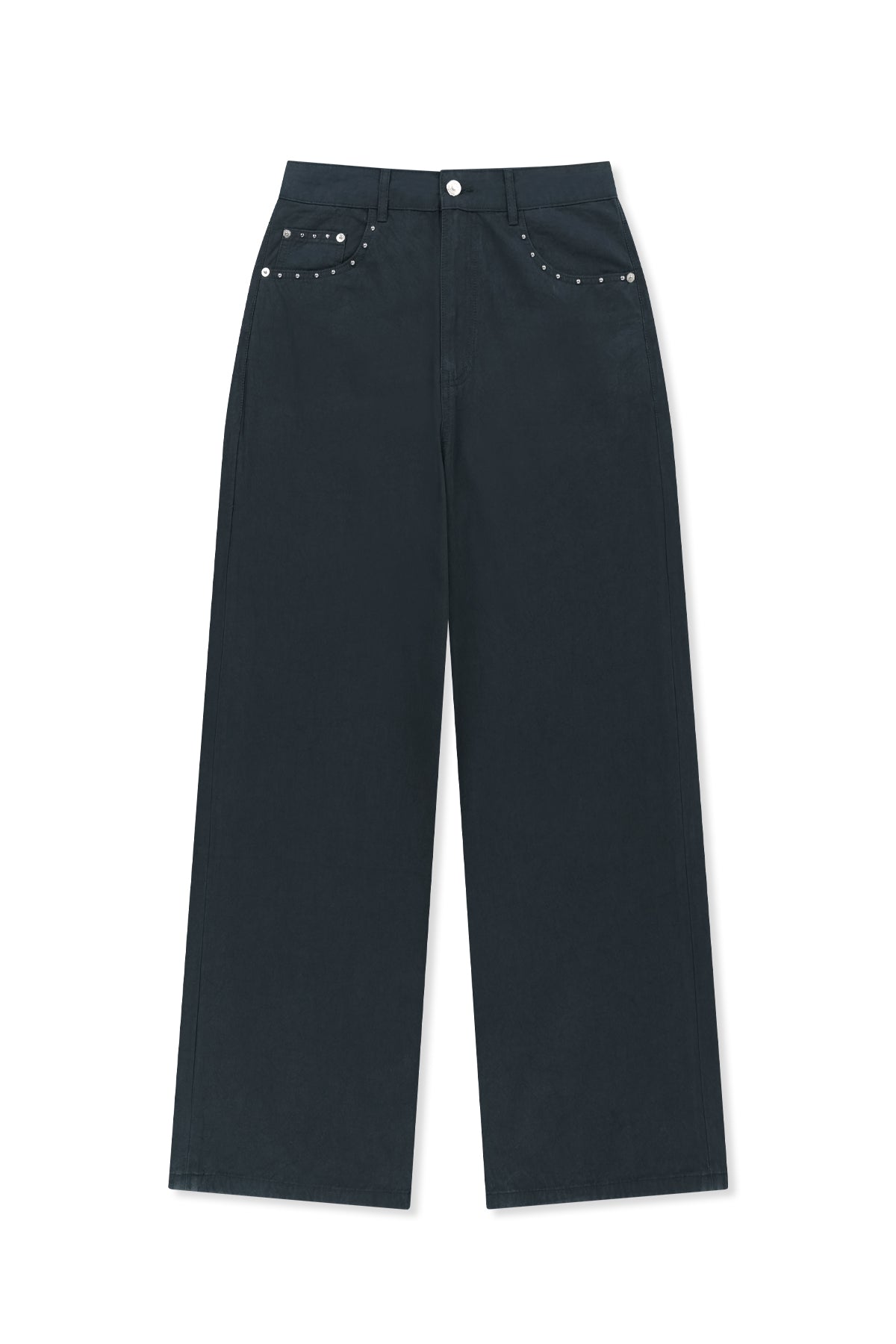 Quần Thời Trang Nữ Matin Kim Stud Point Color Denim Pants - Navy