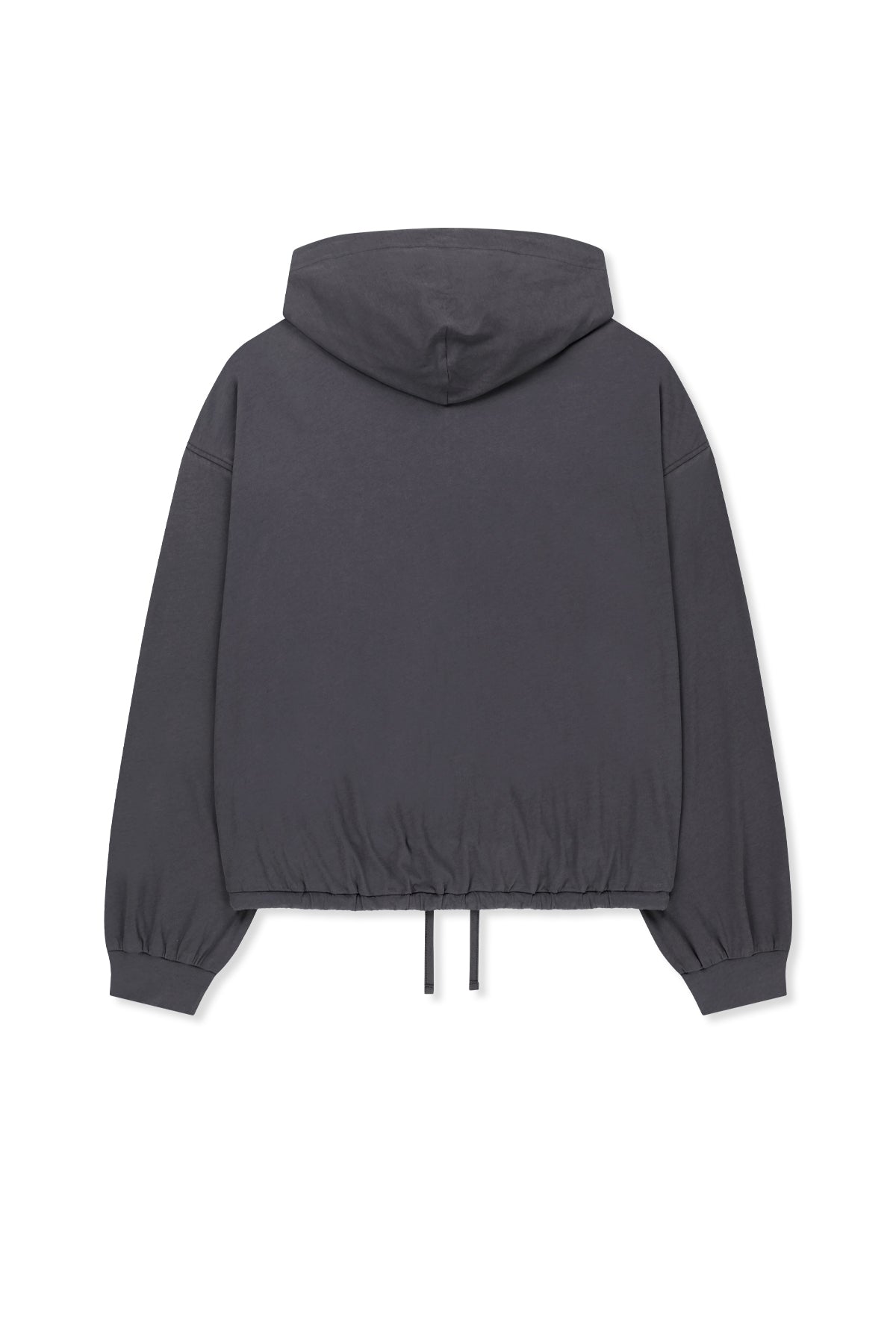 Áo khoác nữ với thiết kế hiện đại, logo Matin Kim thêu, chất liệu cotton mềm mại, và túi kangaroo tiện lợi.