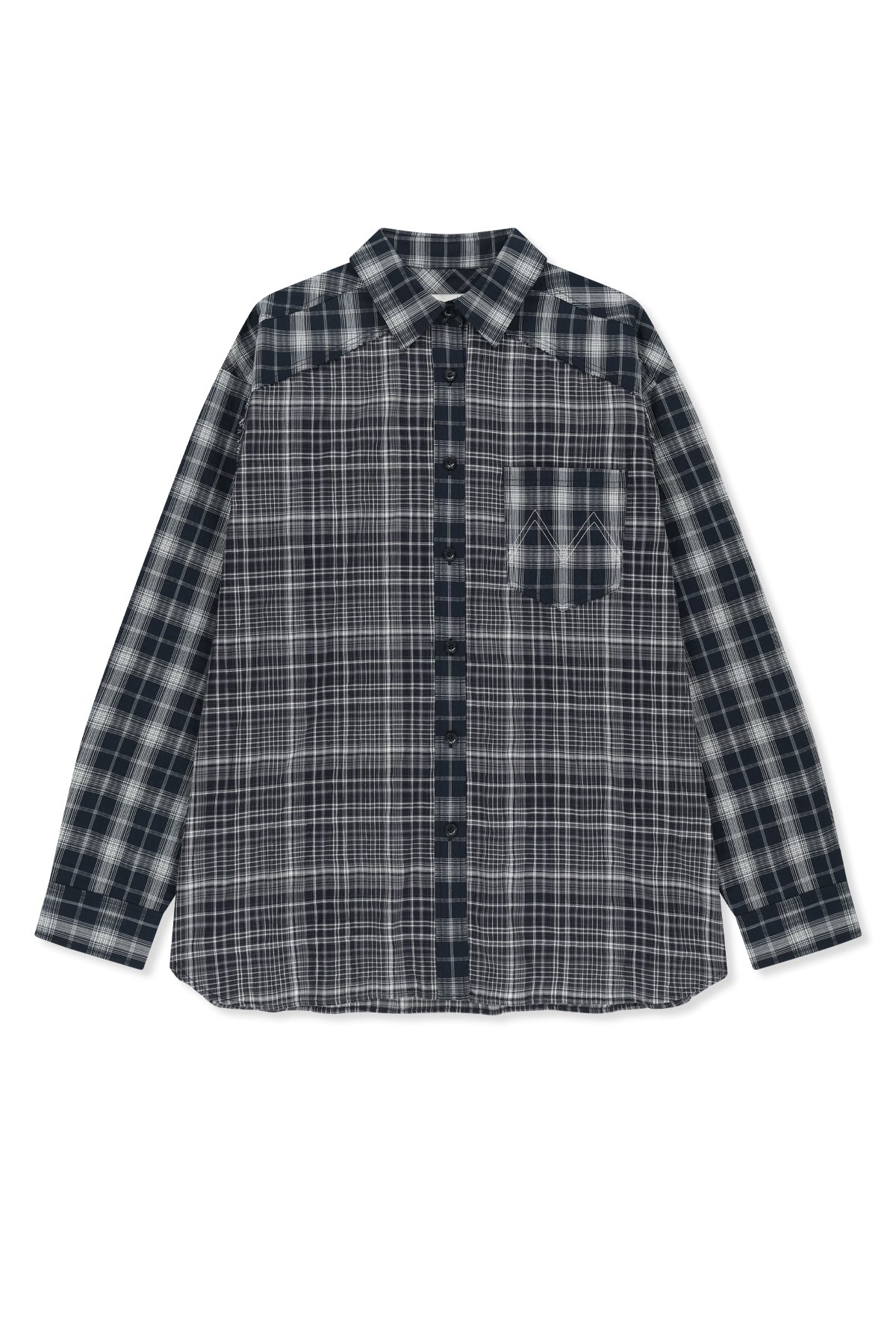 Áo sơ mi unisex với họa tiết caro và thiết kế hiện đại, phù hợp cho nhiều dịp.