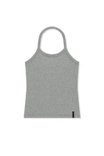 Áo ba lỗ nữ Matin Kim với cổ halter và đường may tinh tế, màu xám