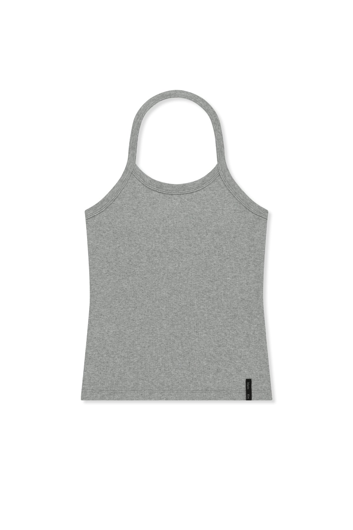 Áo ba lỗ nữ Matin Kim với cổ halter và đường may tinh tế, màu xám