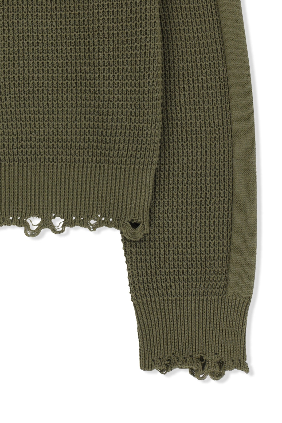 Áo sơ mi unisex màu khaki có mũ trùm, khóa kéo giữa trước, tay dài và logo Matin Kim