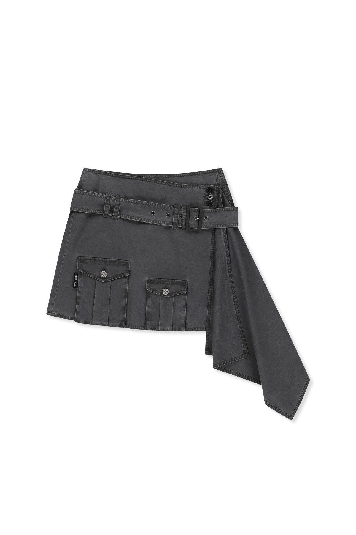 Chân váy mini nữ với thiết kế hai lớp và cạp cao, phù hợp cho phong cách thanh lịch.