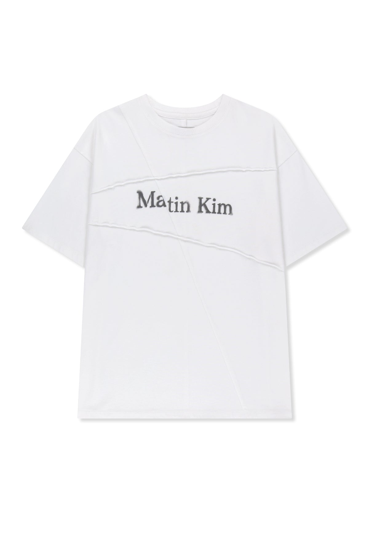 Áo phông unisex thoáng khí, thiết kế đường cắt bất đối xứng với logo nổi bật.