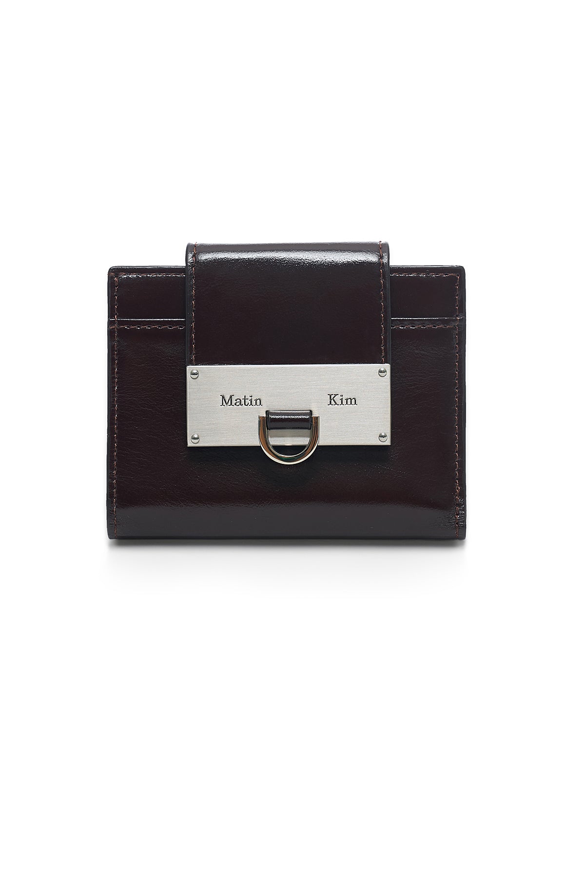 Ví Đựng Thẻ Thời Trang Unisex Matin Kim Matin Arch Ring Flap Wallet - Dark Brown