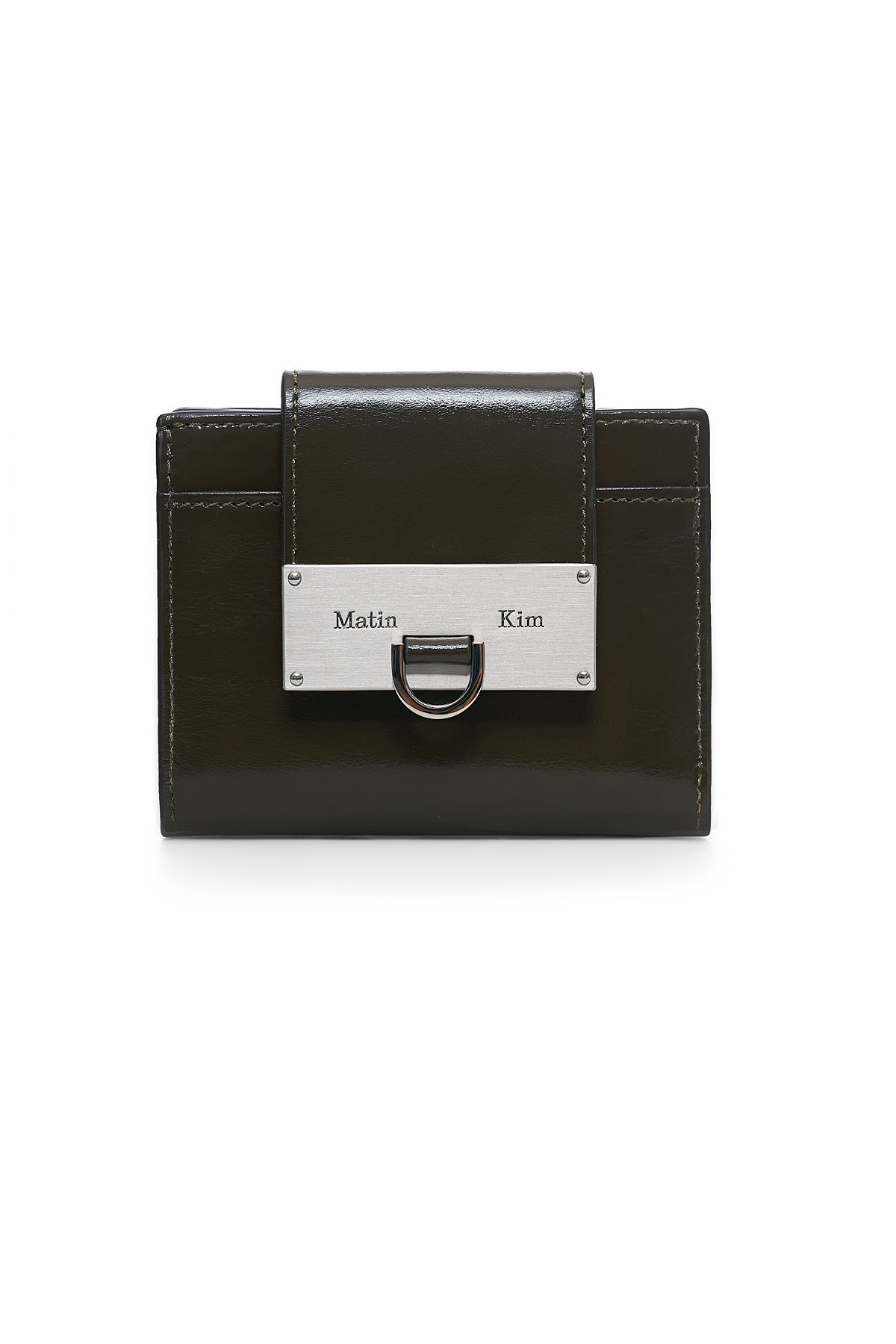 Ví Đựng Thẻ Thời Trang Unisex Matin Kim Matin Arch Ring Flap Wallet - Khaki